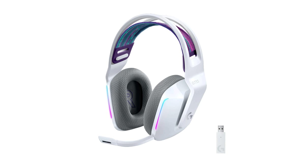 Headset Logitech G733 WIRESLESS BLANCO