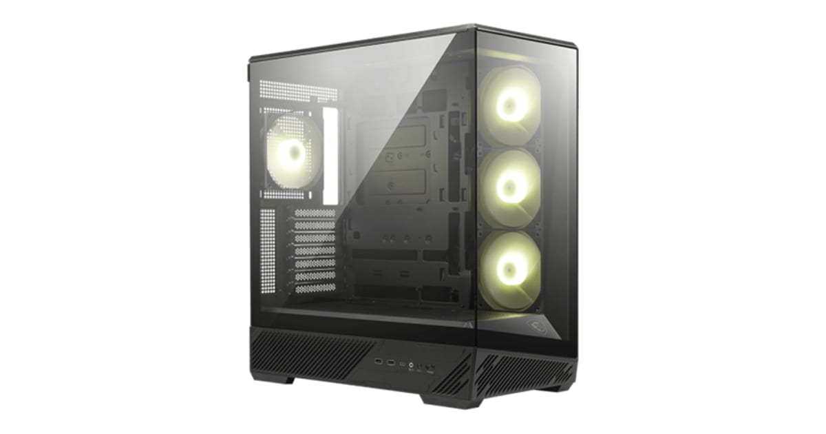 Case / Gabinete MSI PANO 130R PZ BLACK