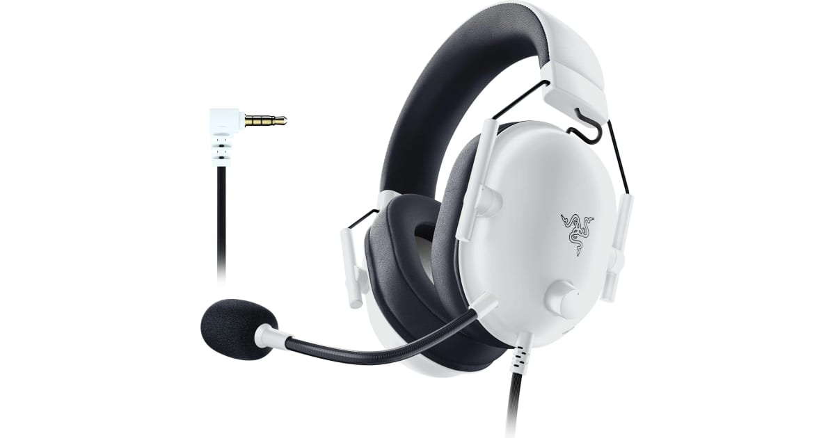 Headset Razer BlackShark v2 X White Edition