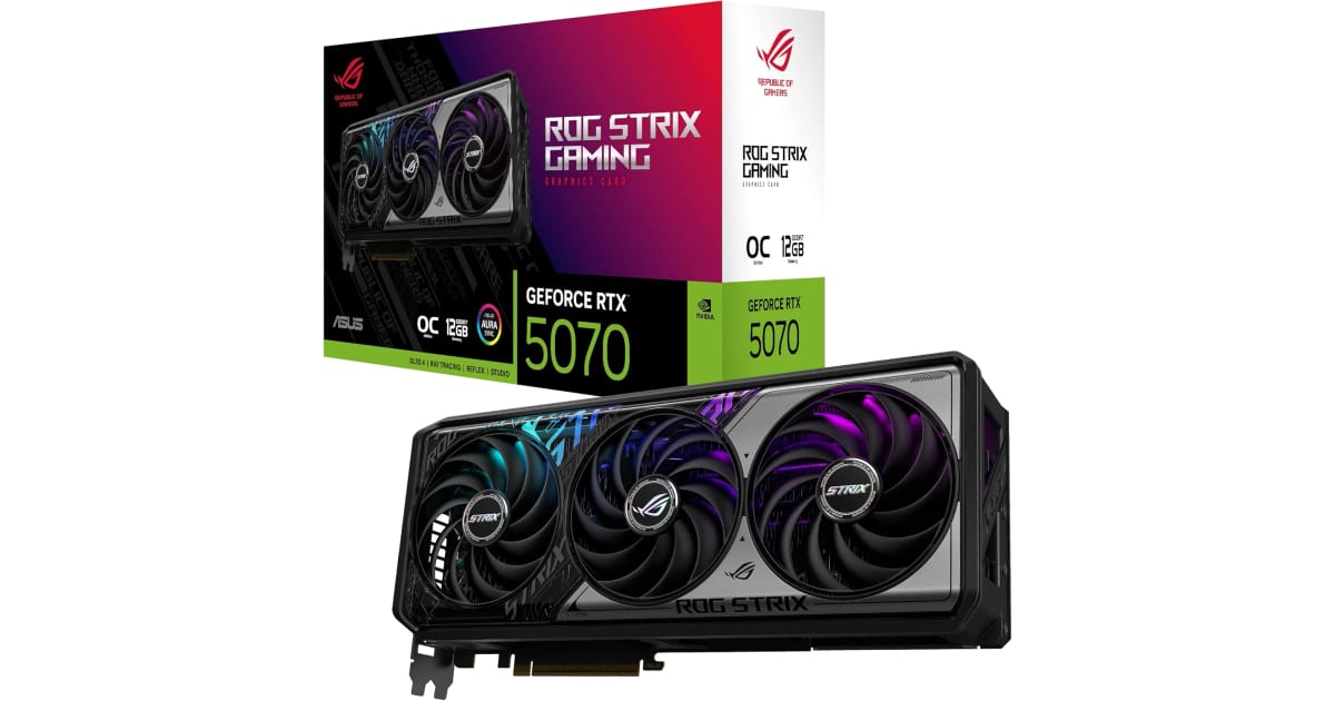 Tarjetas Gráficas (GPU) ASUS ROG STRIX 5070 12GB
