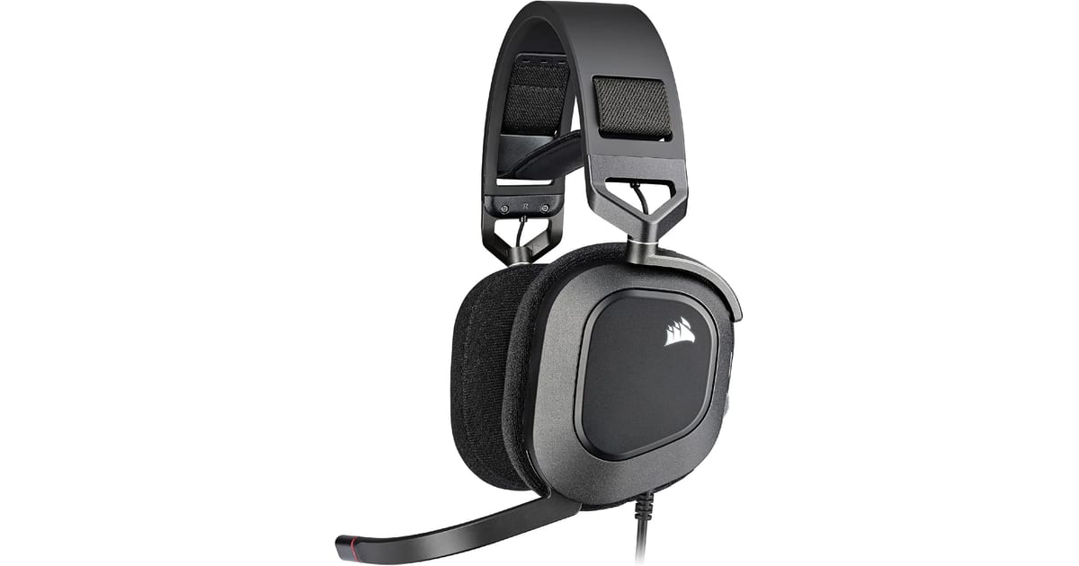 Headset CORSAIR HS80 RGB WIRELESS NEGRO